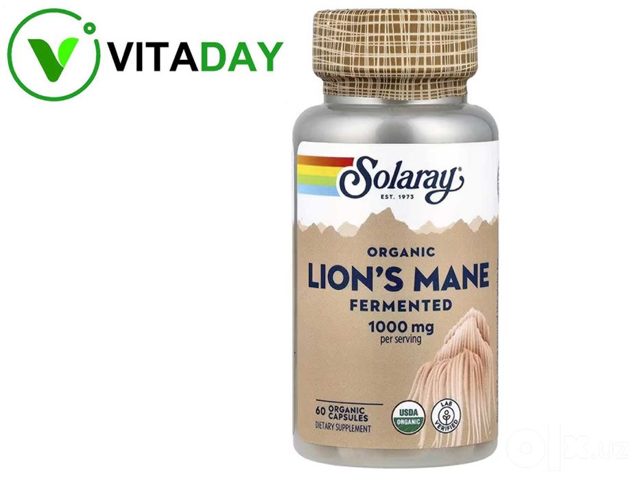 Solaray Lion's Mane ежовик гребенчатый