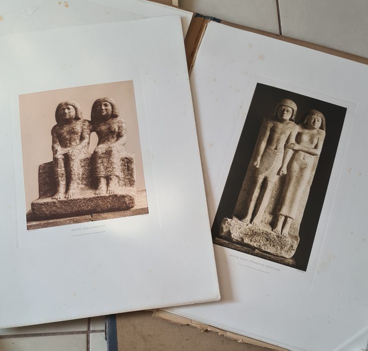 Egipt Antic Catalog Album Foto Tablou Carte Document Vechi Colectie