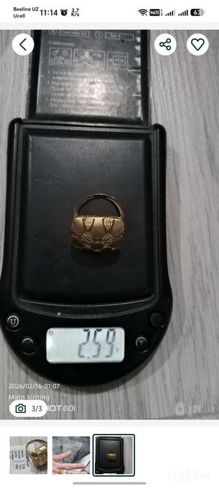Узук сотилади холати идеал янги