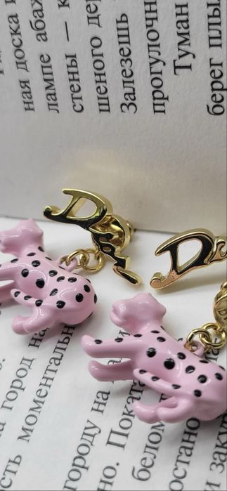 Серьги Dior оригинал бижутерия