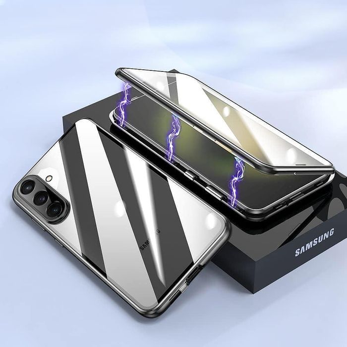 Двоен магнитен кейс за samsung galaxy a56 със защита на камерата
