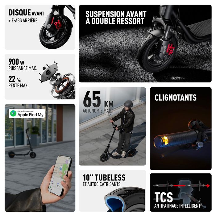 Trotinetă electrică Ninebot F2 Pro E Ii - produs resigilat Decathlon