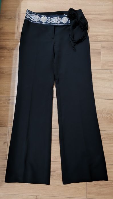 Costum de dama negru sacou si pantaloni