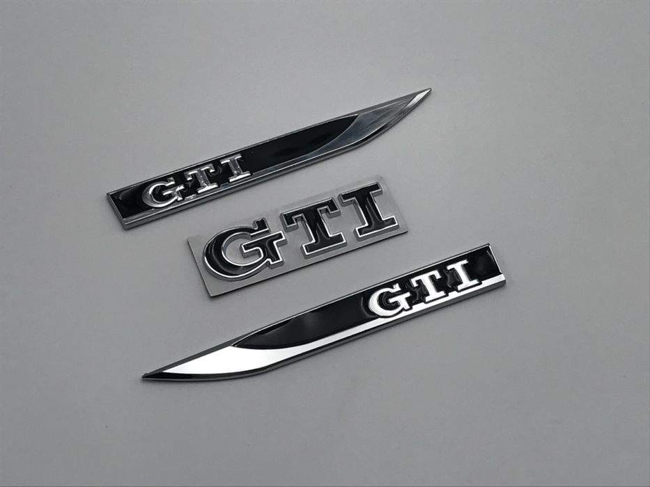 Set Embleme VW GTI negru