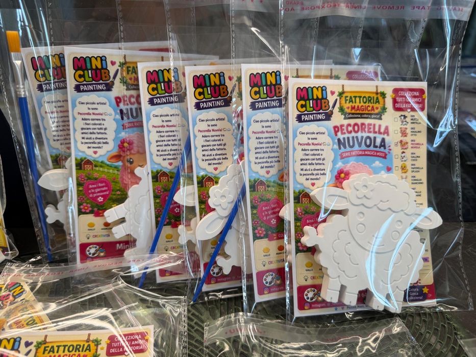 Set Handmade de Pictat pentru Copii – Figurine din Ipsos + Culori + Pensulă