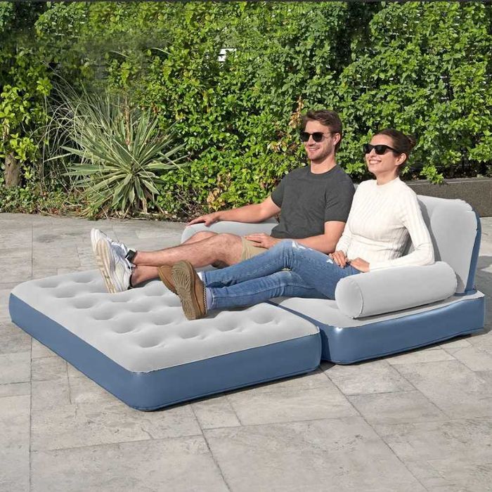 Диван надувной Bestway-188х152х64 см Насос электрик и доставка бесплат