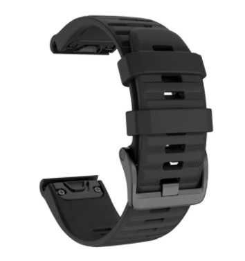 Curea negru din silicon, 22mm, quickfit, Garmin Fenix 8 7 6  NOU!