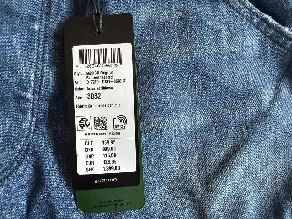 G-Star RAW 5620 Jeans ОРИГИНАЛНИ мъжки дънки - 29/30