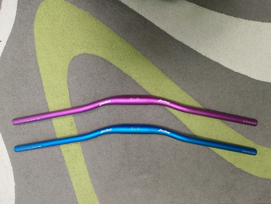 Бар/кормило за колело синьо и лилаво