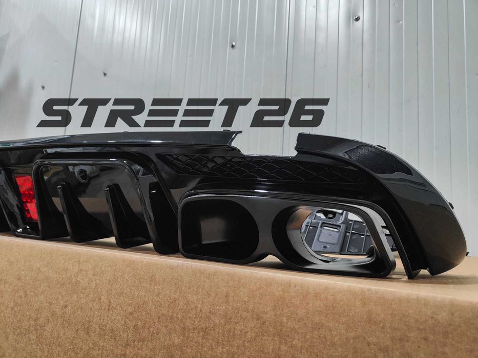 Difuzor Brabus Mercedes C-Class W205 S205 Sport Line (2014-2021) Negru