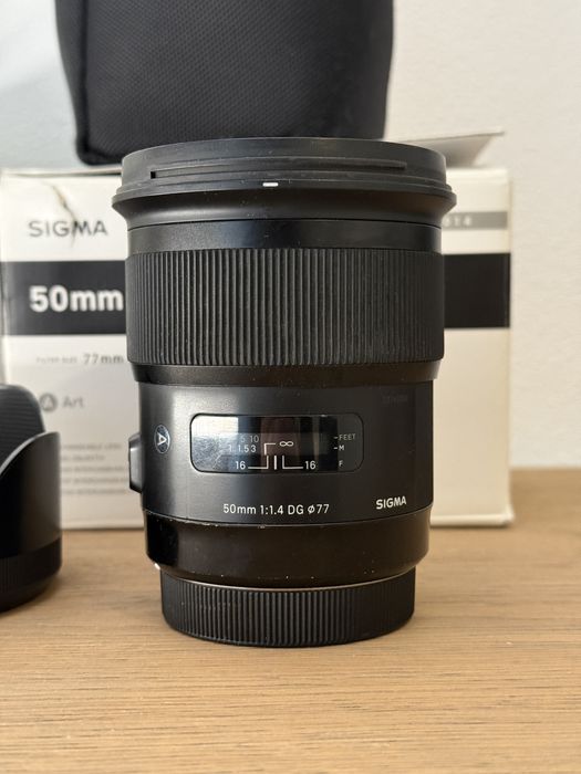 obiectiv sigma 50 mm canon f1.4 ef