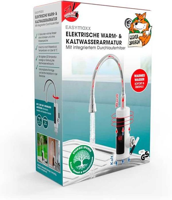 Проточен бойлер с цифров LED дисплей  EASYmaxx