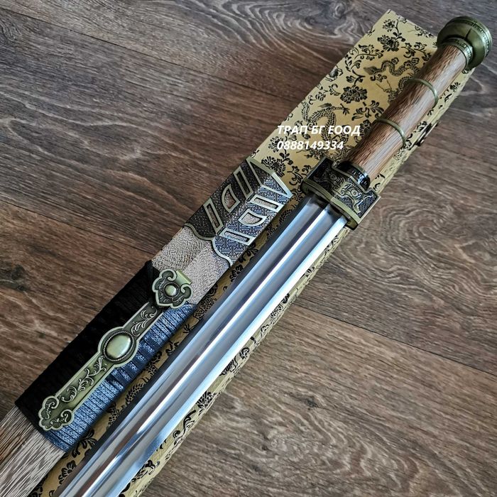 Традиционен Меч Династия Хан Han Dynasty Sword Двуостър !