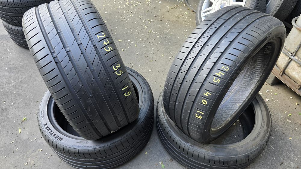Set 4 anvelope vară RSC 2 lățimi 245/40/19 si 275/35/19