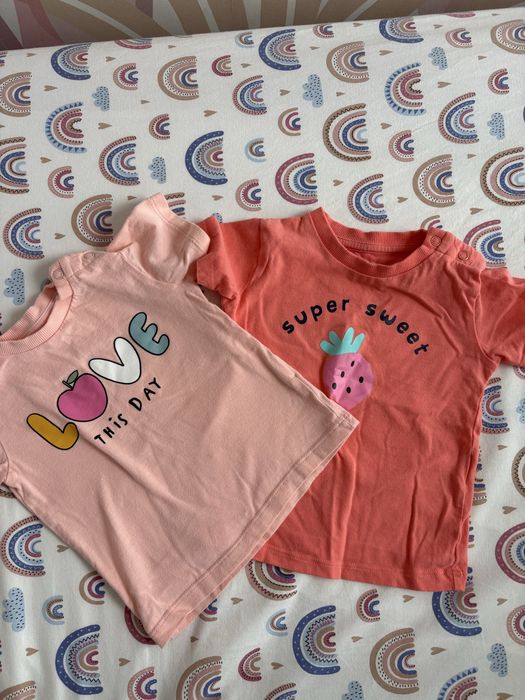 Дрехи за бебе момиче на Obaibi 62, 68, 74 и подаръци