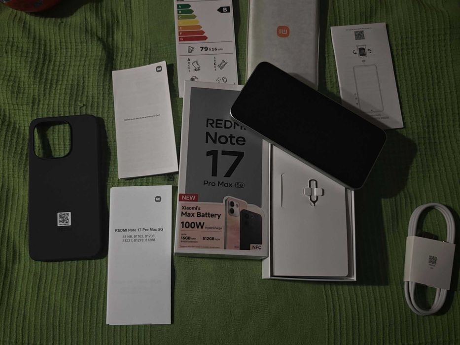 НОВ! Xiaomi Redmi Note 17 Pro Max 5G Green