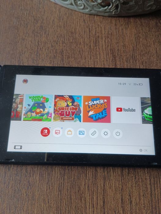 Nintendo switch+ 6 jocuri