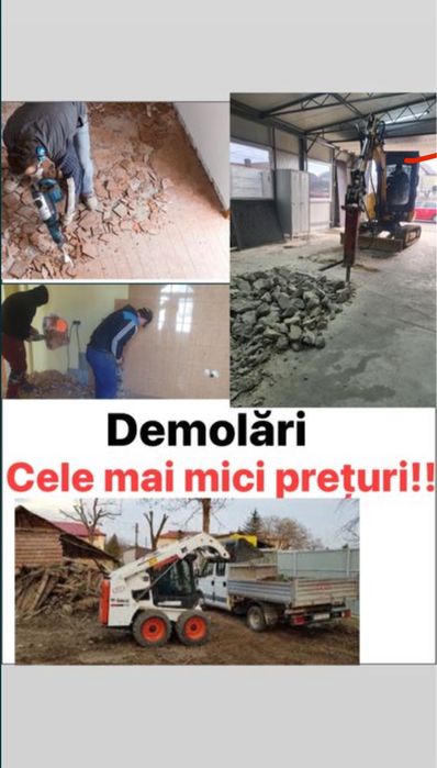 Demolari  decopertari  defrisări debarasari Brasov împrejurimi