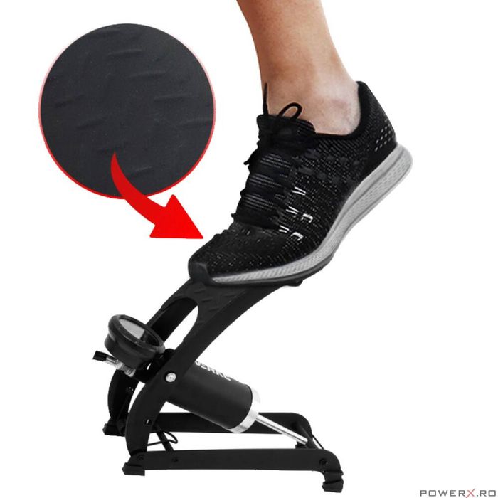 Pompa de picior cu piston si manometru pentru umflat, presiune 7 bari,