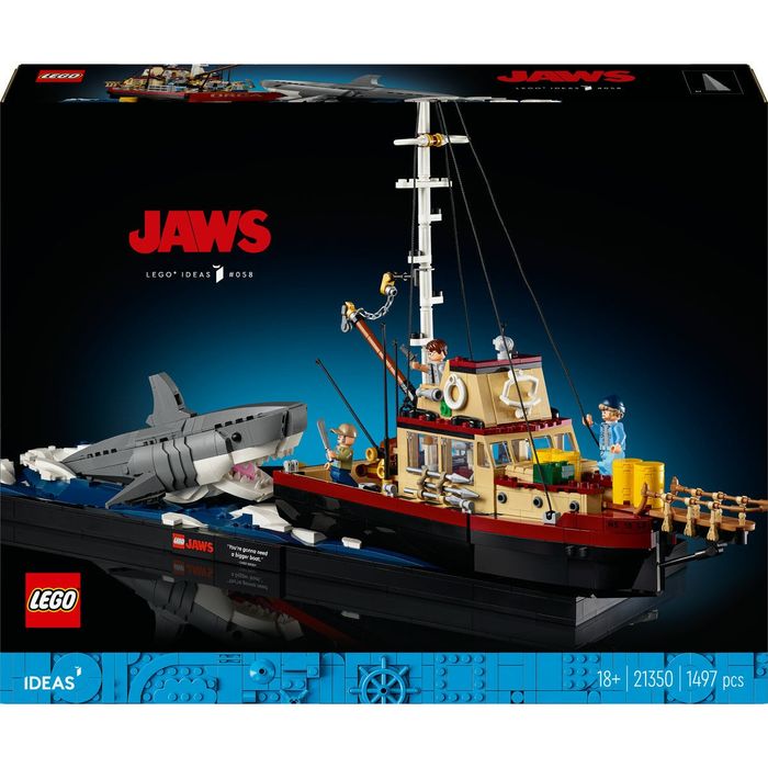Lego 21350 Челюсти , Jaws 21350 LEGO Ideas
