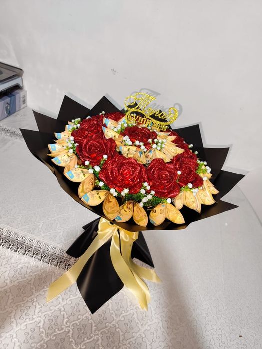 Денежный букет,для день рождение