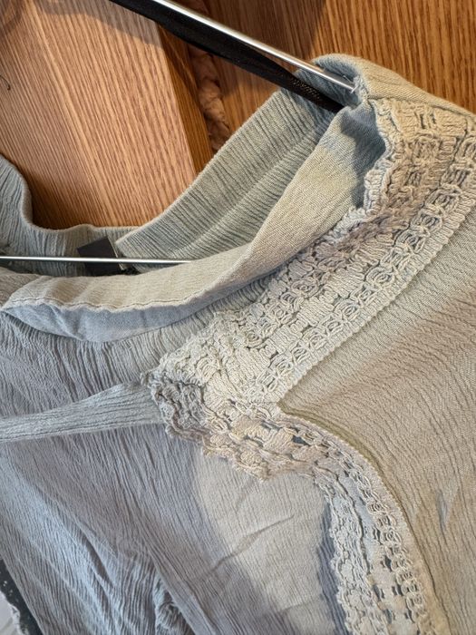 Pantaloni de vara turcoaz