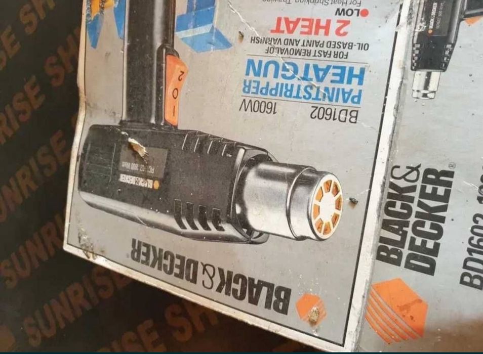 Пистолет горещ въздух бляк енд декер неизползван