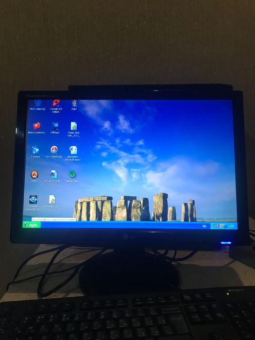 Компьютер LG в рабочем состоянии