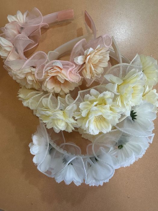 Диадеми детски с гоеми цветя