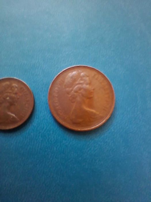 сет 1971 1/2 New Penny/Half /,1 Penny,2 new Pence