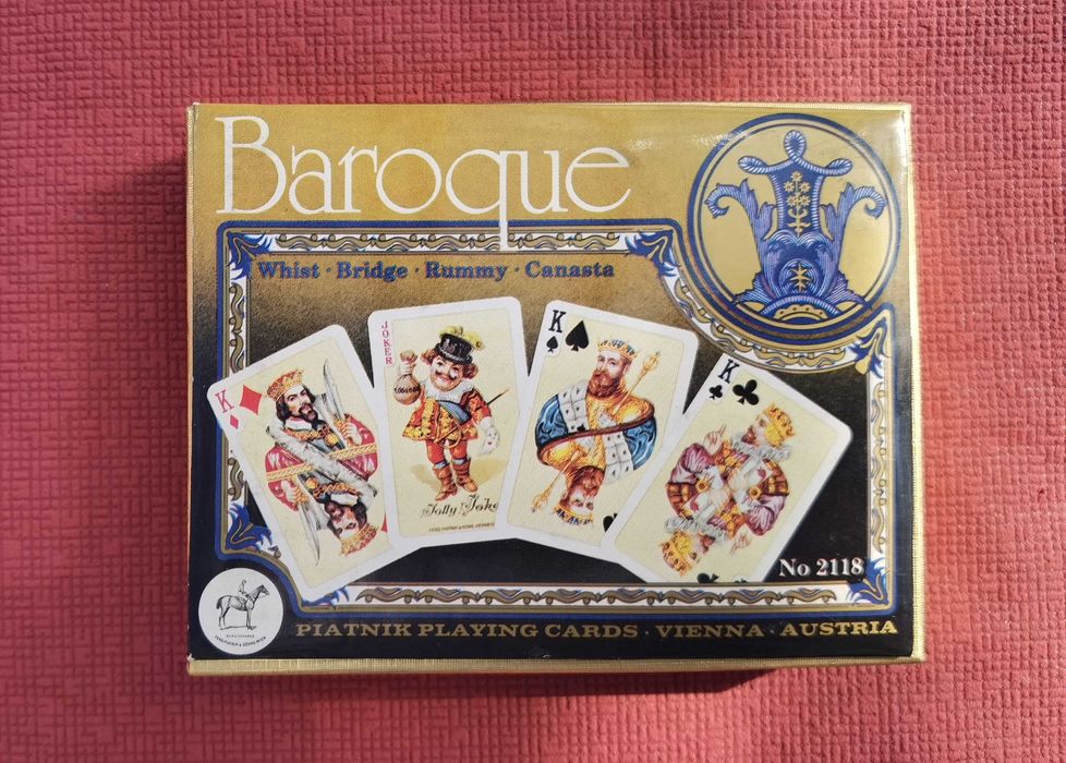 Piatnik Baroque комплект карти за белот, покер и др