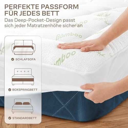 Bamboo топ матрак 90x200 см охлаждащ и дишащ