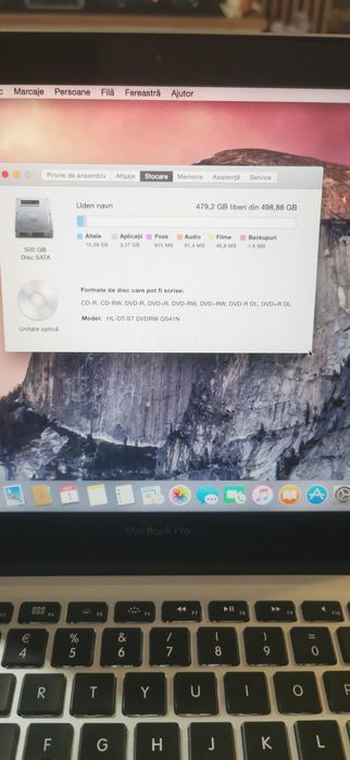 Macbook Pro 2012  i5  12 GB ram 500 GB Hdd