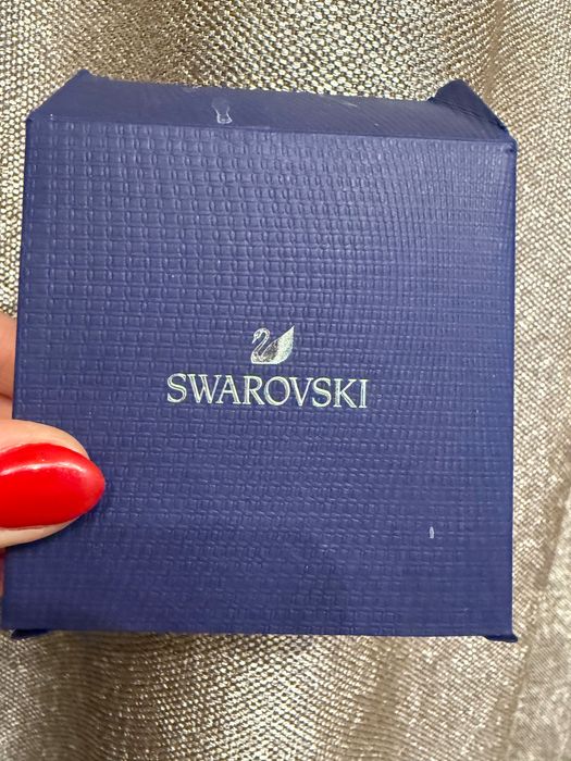 Колие Swarovski розово злато