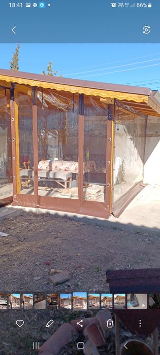 Ветроупорни завеси от  кристал винил