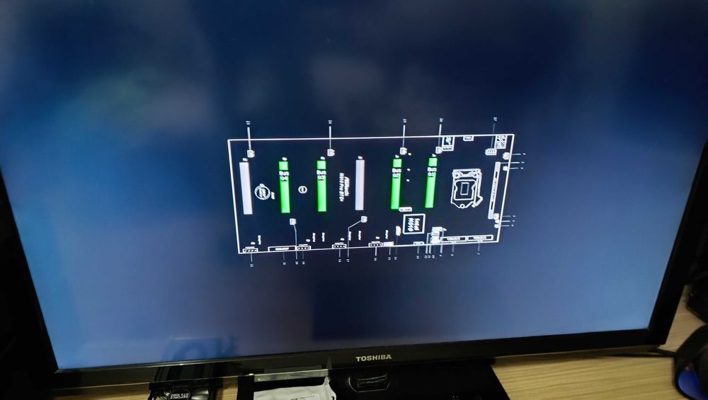 майнинг ASRock H510 Pro BTC+ - Intel G5905 - MSI P106-100 - 4 бр.