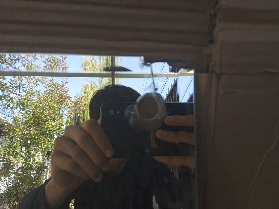 Зеркало в среднем состоянии