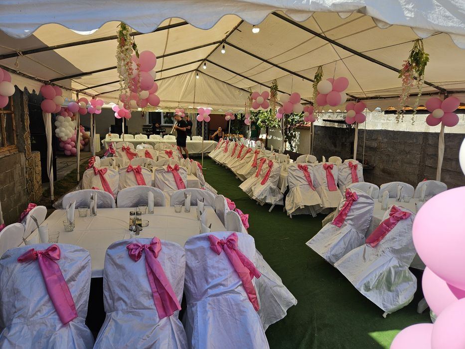 Продавам шатри столове маси столарки посуда