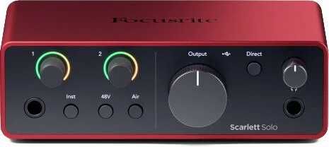 Focusrite Scarlett Solo 4th Gen Interfață audio USB