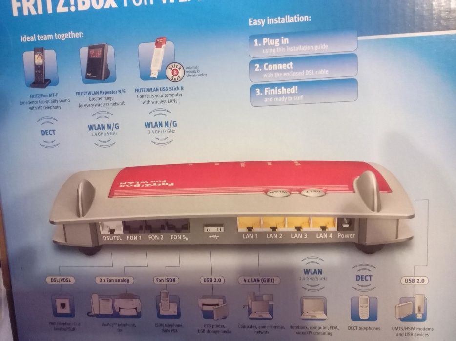 Fritz box 7390 чисто нов