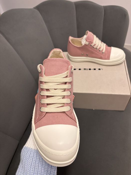 Rick Owens Rammones Low Pink Marimea 38 /2 perechi disponibile