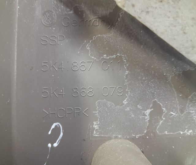 Fata de usa stanga fata 5k4867011 Volkswagen VW Golf 6  [din 2008 pana  2015] seria