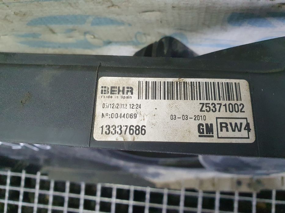 Electroventilator gmv 560961104 Opel Meriva 2 (2010 - 2014) 1.4 benzina A14NEL 1.4 benzina A14NEL A14NEL