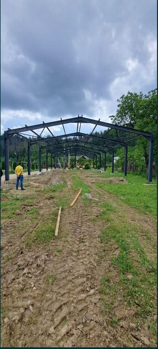 Vand hala pe structura metalica diferite dimensiuni