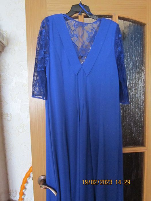 Платье вечернее синее