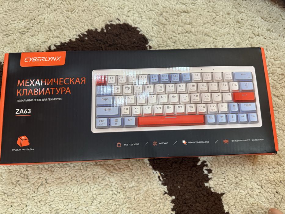 Игровая клавиатура Cyberlynx ZA63, новая