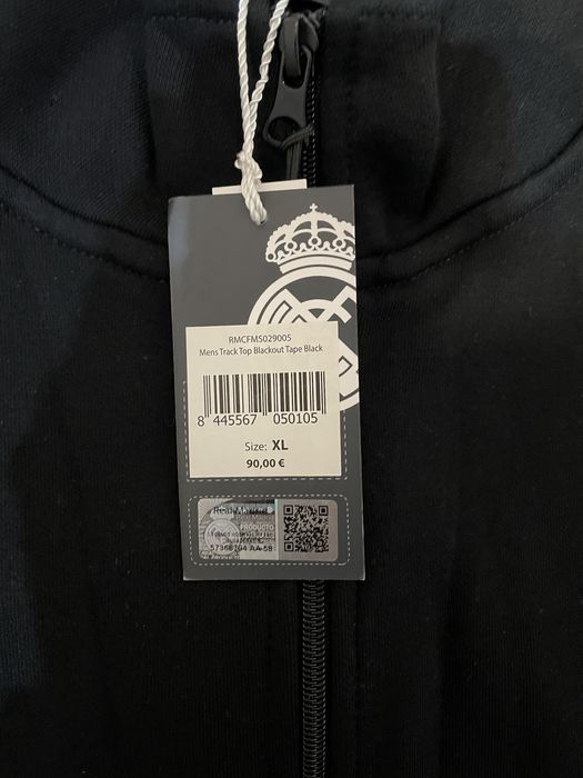 Суитшърт с цип на Реал Мадрид XL