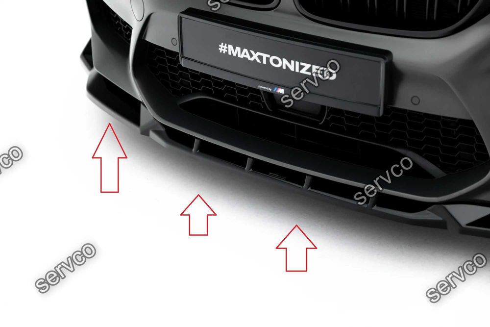 Prelungire splitter bara fata compatibil cu Bmw M5 F90 2017-2020 v7 - Maxton Design