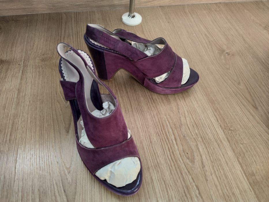 Sandale cu toc Piele nr. 39