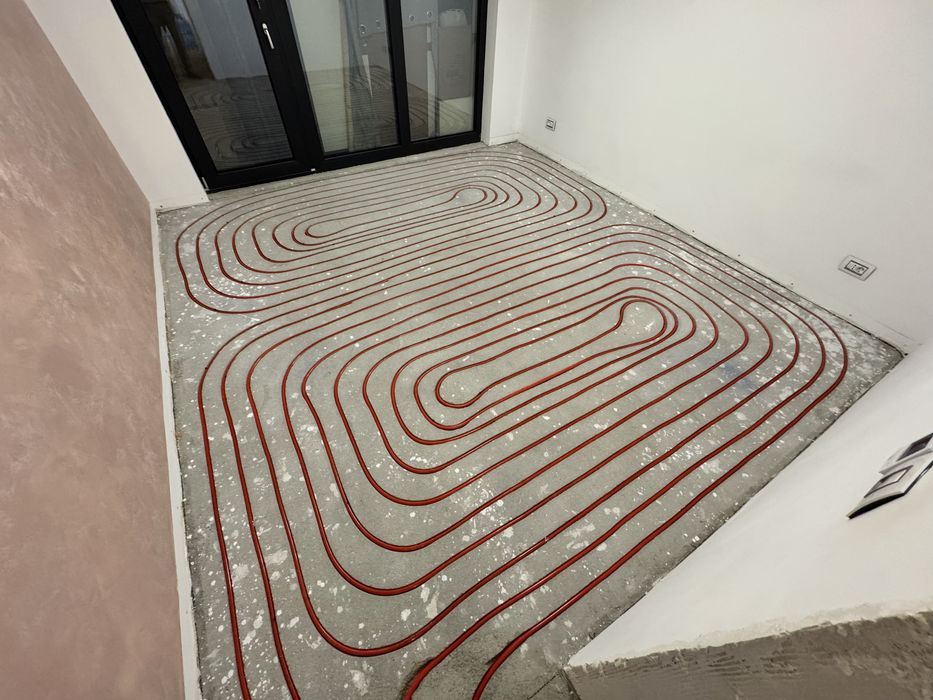 Incalzire in pardoseala prin canelare fara inaltare